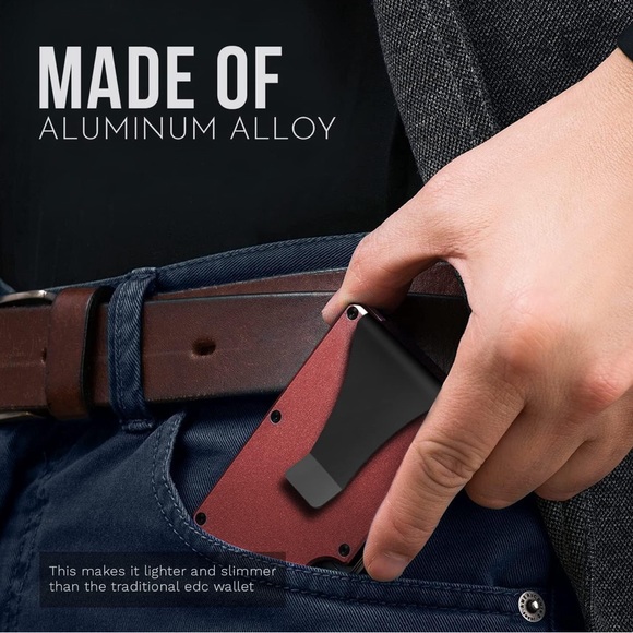 New Smart RFID Blocking Wallet/Card Holder - Picture 2 of 8